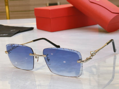 Precision cutting classic leopard high-end sunglasses