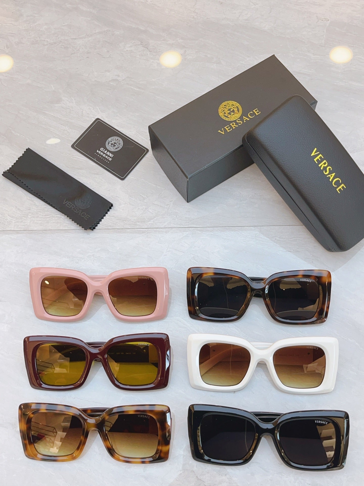 Classic large box fashionable high-end sunglasses