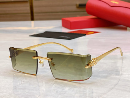 High end creative half pack lens sunglasses