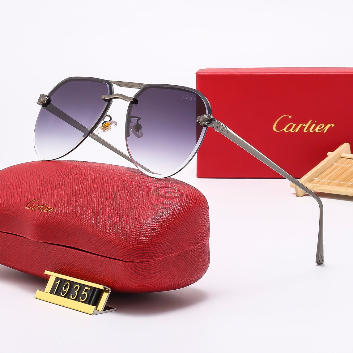 7 Colors Fashion Metal Pilot Sunglasses 1935