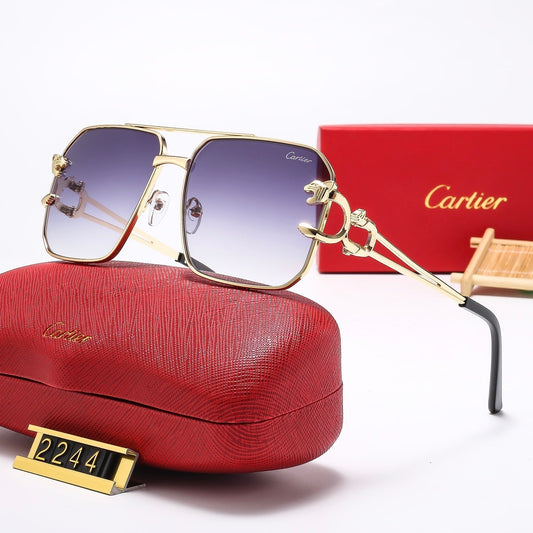 Large frame square Sunglasses  2244