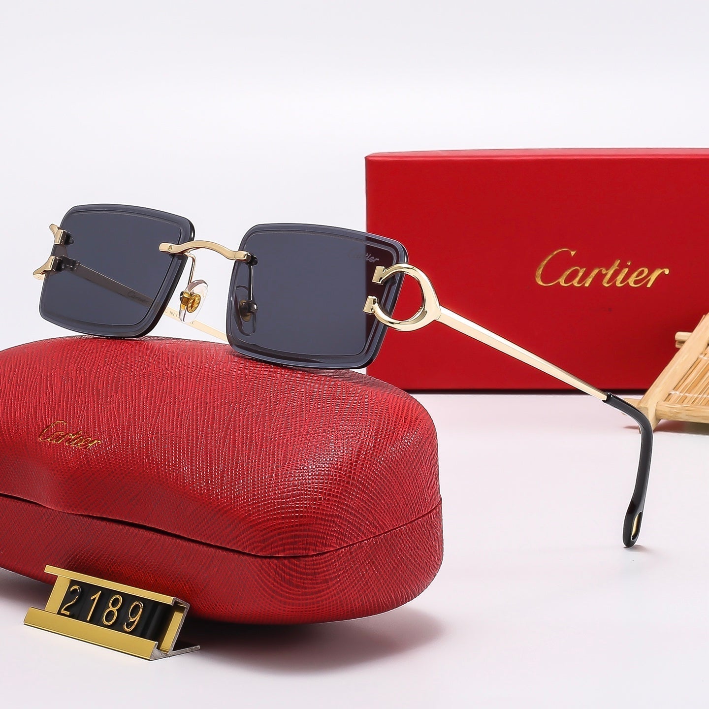 Fashion Square  Frameless Sunglasses 2189