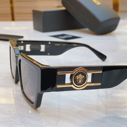 Fashionable and minimalist square high-end sunglasses