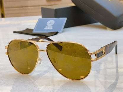 High end printed classic pilot sunglasses