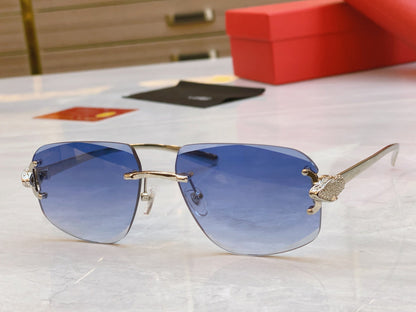 High end cutting creative carving sunglasses