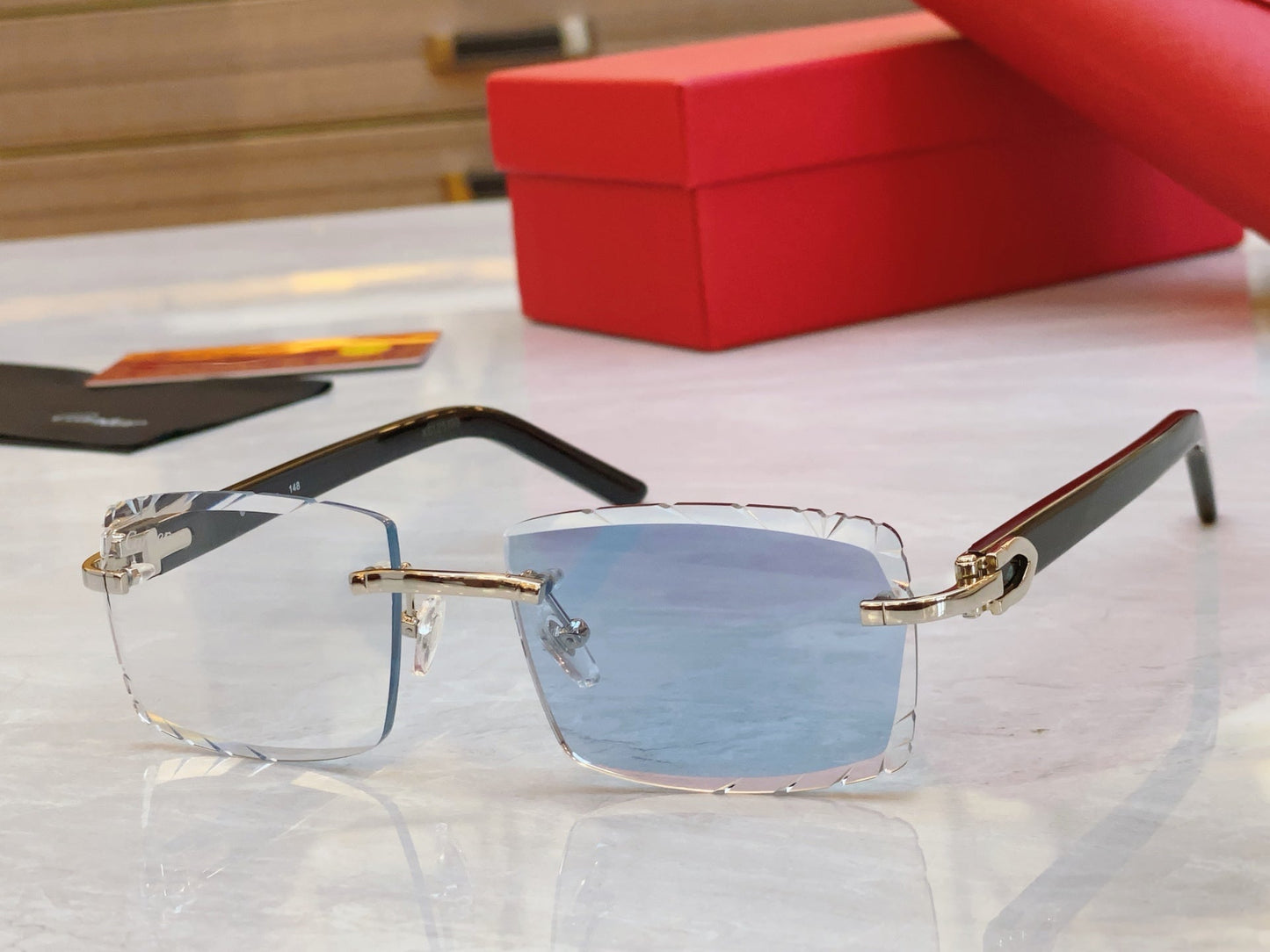 High end cut color changing lens sunglasses