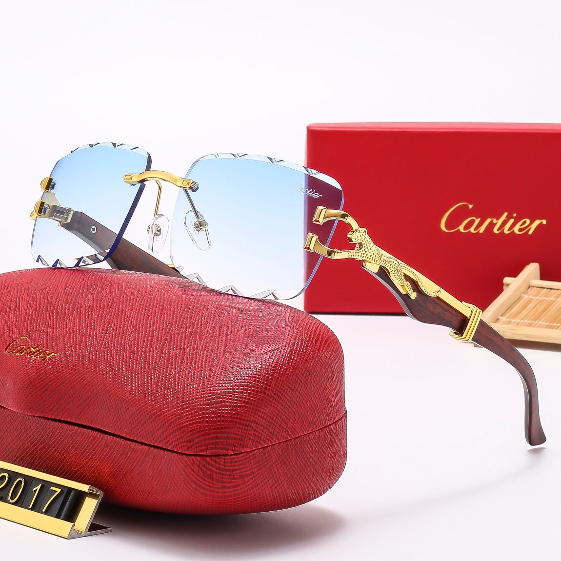 Diamond Cut 7 Colors Wooden Fashion Sunglasses 2017