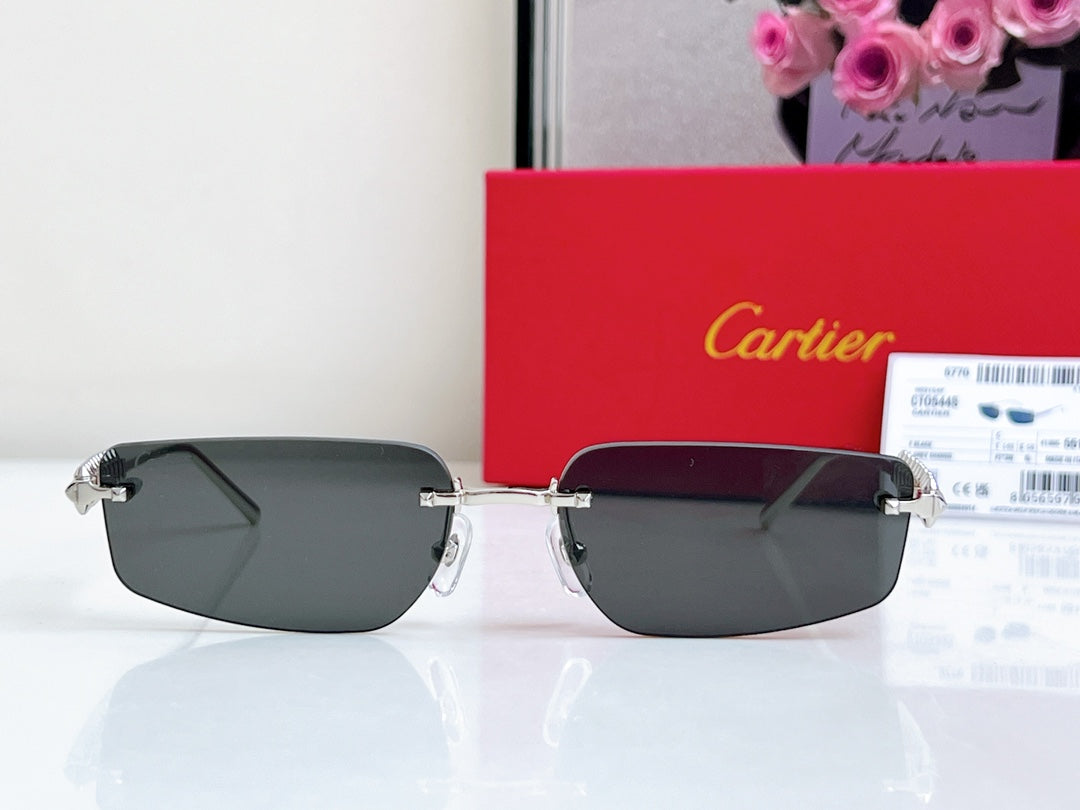 High-end inner electroplated blue film sunglasses