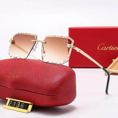 Diamond Cut Fashion Gradient Sunglasses 2136
