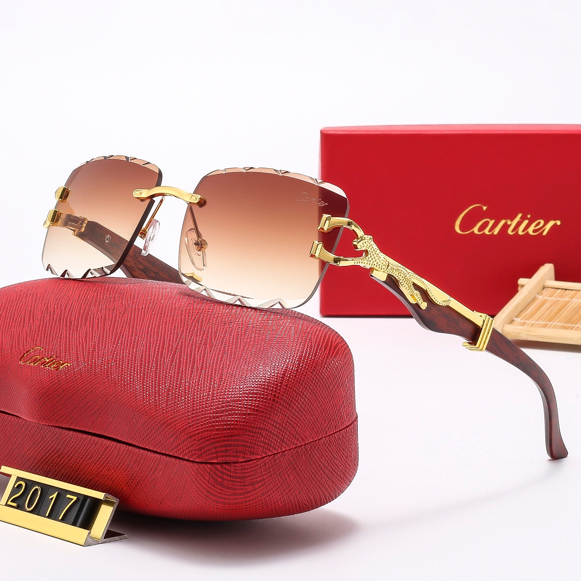 Diamond Cut 7 Colors Wooden Fashion Sunglasses 2017