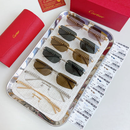 High-end new gear-shaped sunglasses