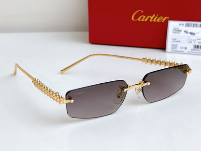 High-end inner electroplated blue film sunglasses