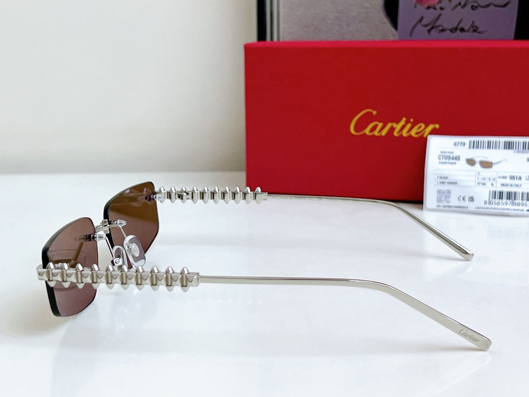 High-end inner electroplated blue film sunglasses