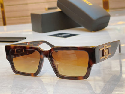 Fashionable and minimalist square high-end sunglasses