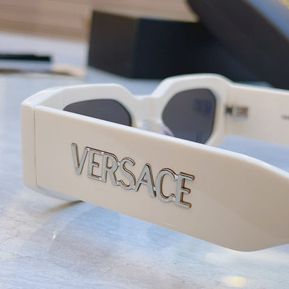 High end classic rectangular frame sunglasses