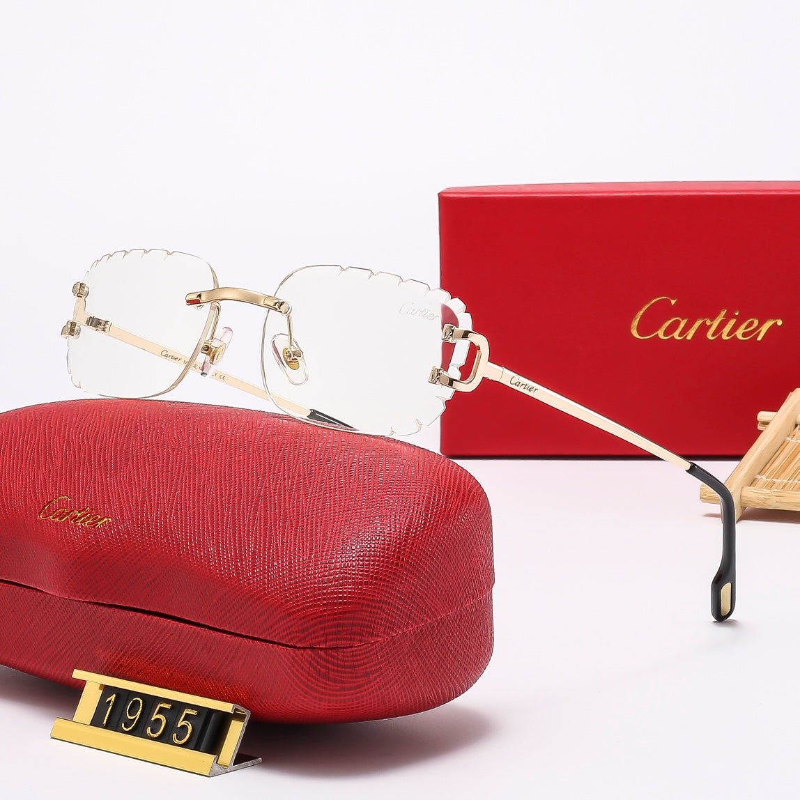 Diamond Cut on 7 Colors Fashion Sunglasses—1955