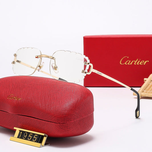 Diamond Cut on 7 Colors Fashion Sunglasses—1955