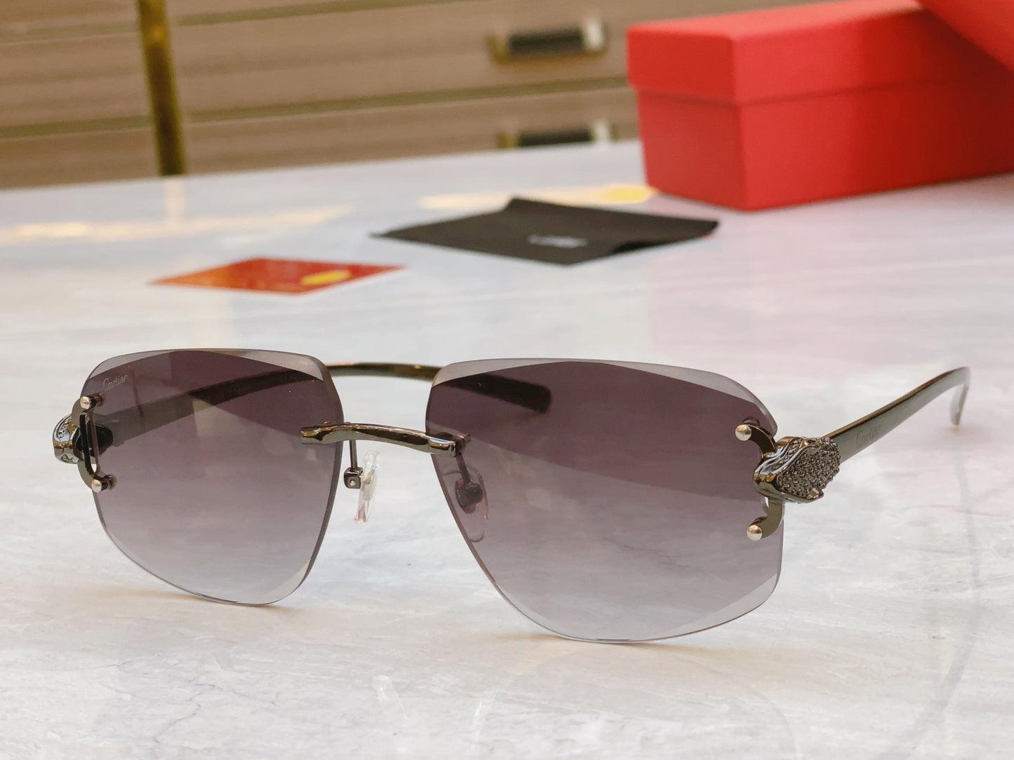 High end cutting creative carving sunglasses