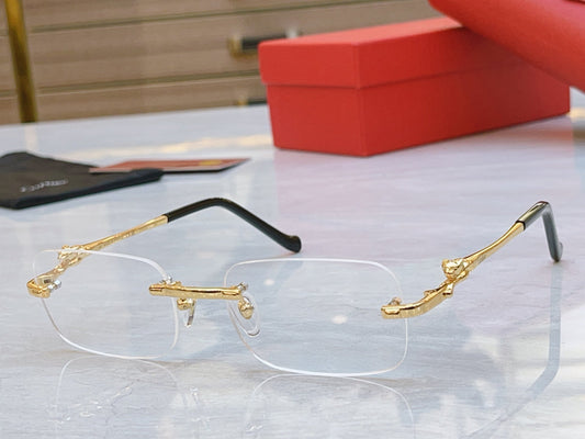 High end temperament transparent sunglasses