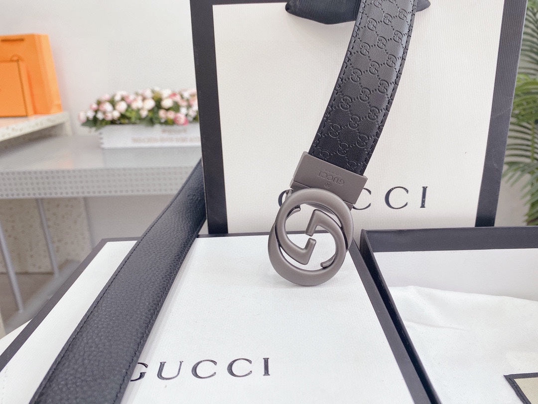 2 Styles L Double G Belt