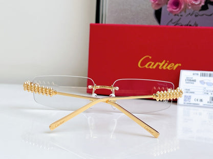 High-end new gear-shaped sunglasses