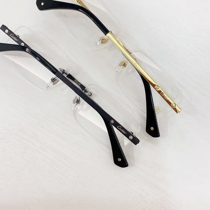 Premium Classic Brushed Transparent Sunglasses