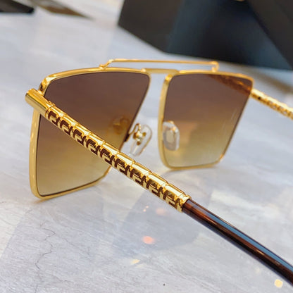 High end metal leg double bar sunglasses
