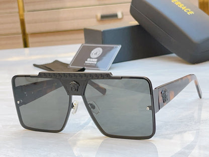 High end large box design sunglasses