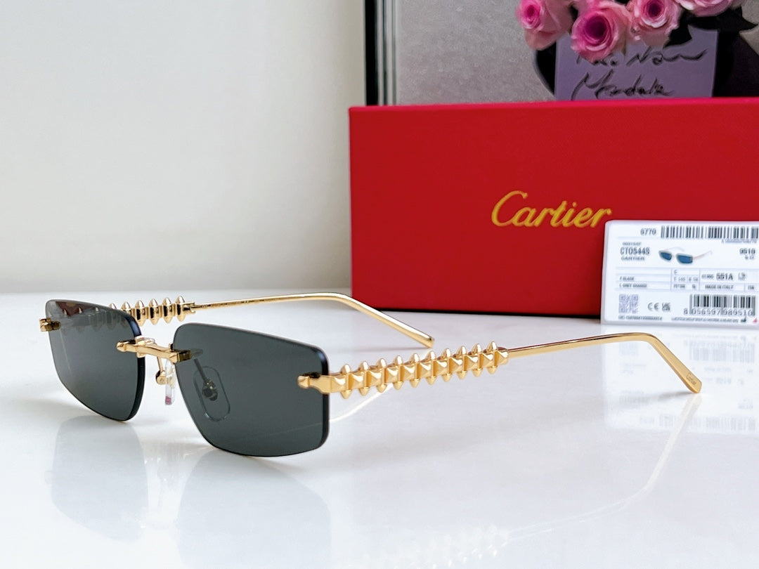 High-end inner electroplated blue film sunglasses