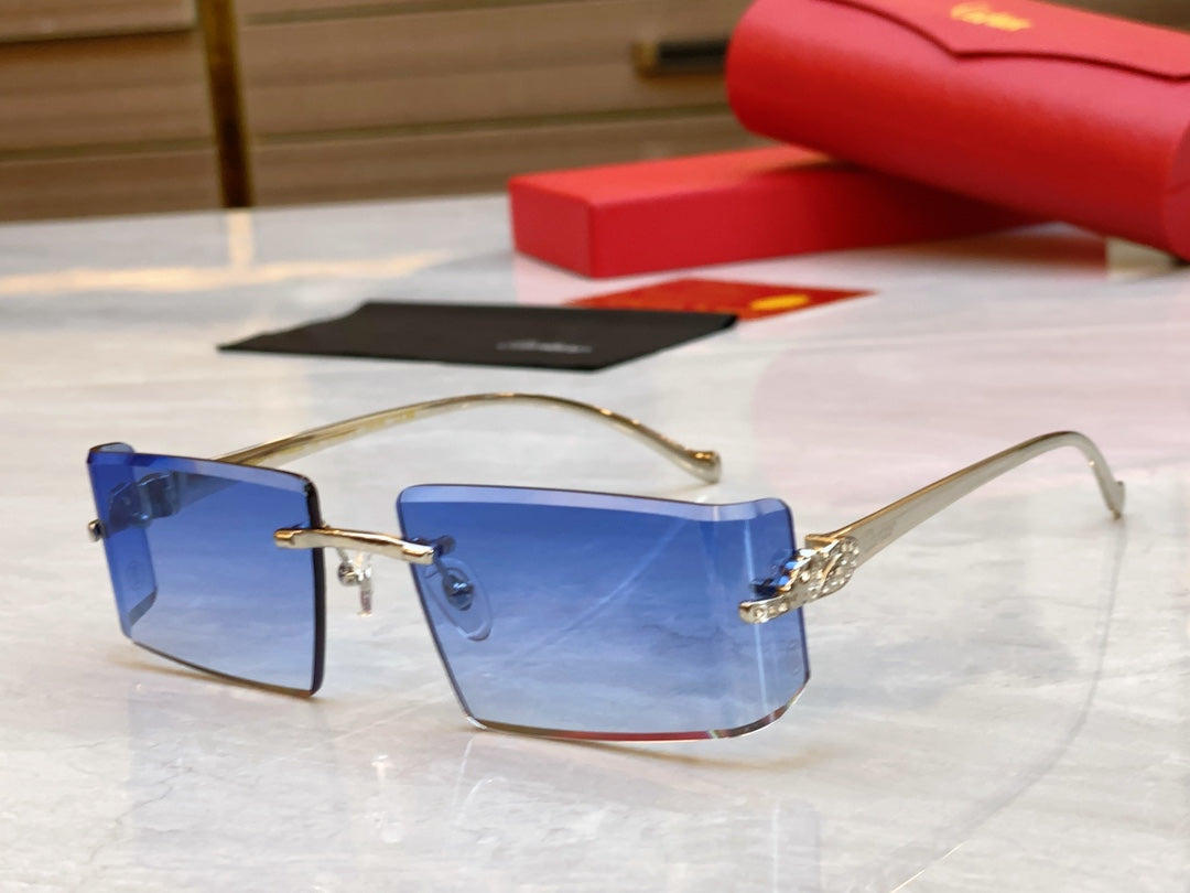 High end creative half pack lens sunglasses