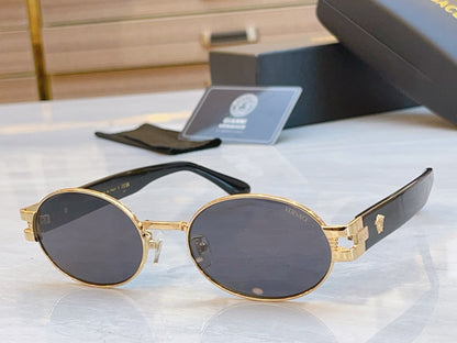 Fashion oval design high-end sunglasses