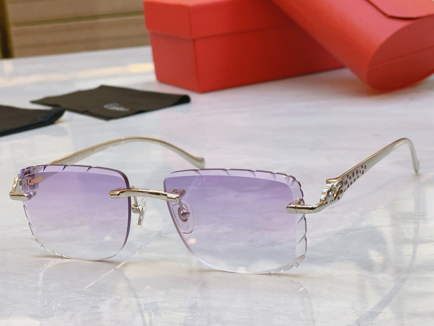 High-end new gradient sunglasses