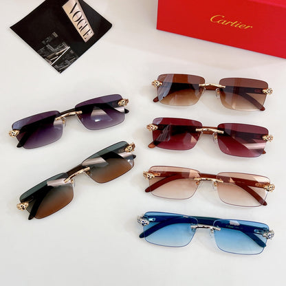 High-end classic leopard sunglasses