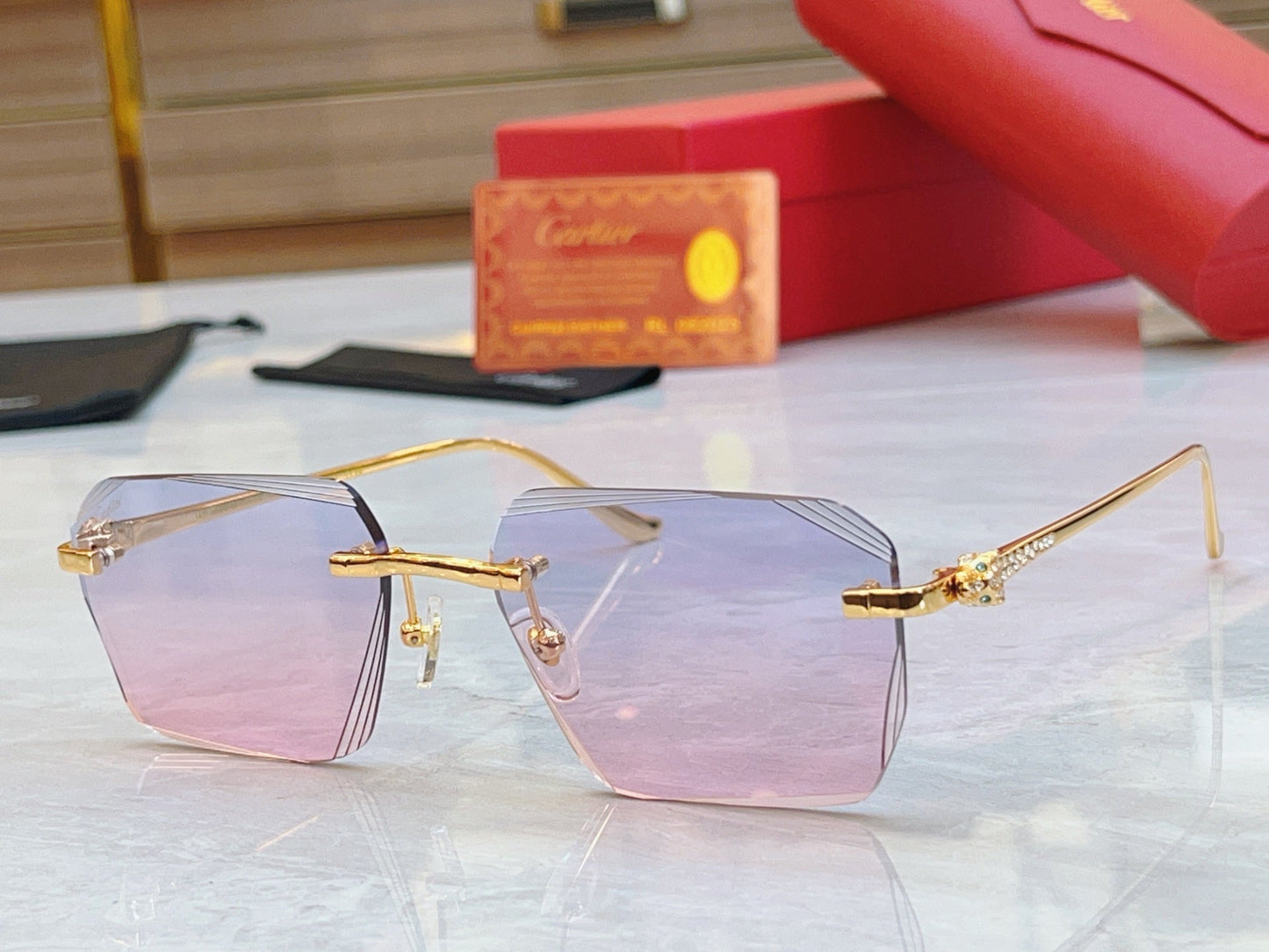 High end line cut sunglasses