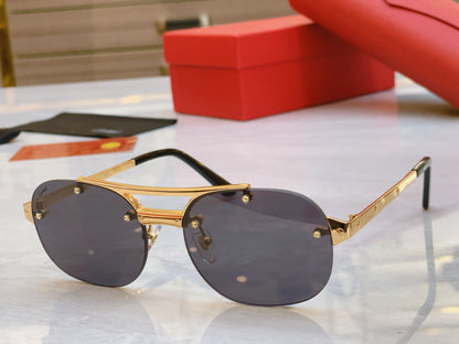 High end double bracket sunglasses