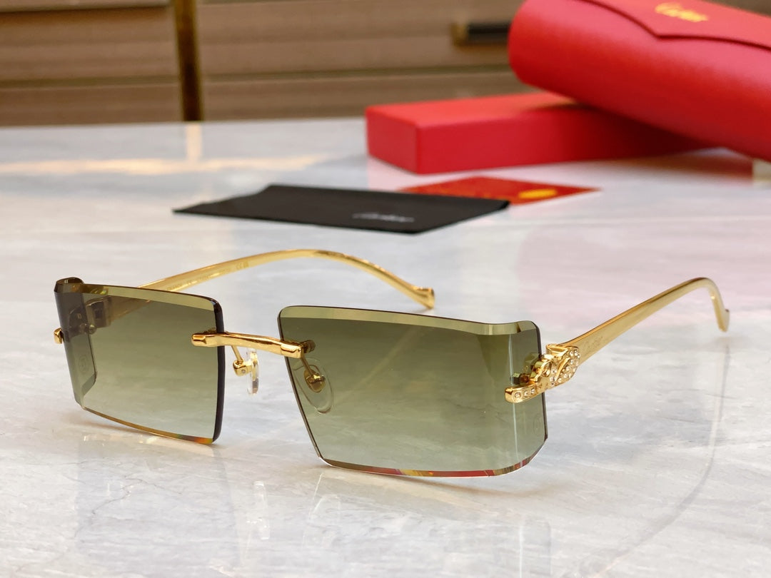 High end creative half pack lens sunglasses