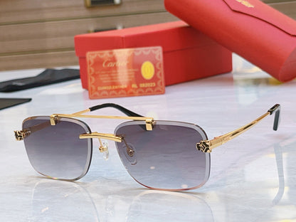 High-end leopard sunglasses