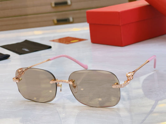 Precision creative cutting high-end sunglasses