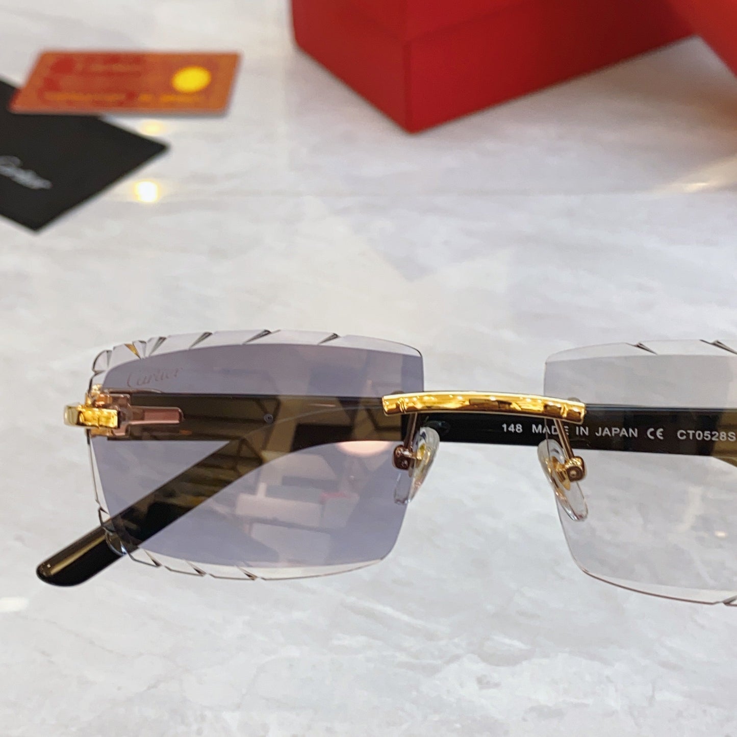 High end cut color changing lens sunglasses