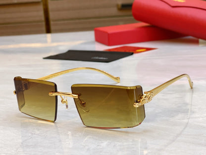 High end creative half pack lens sunglasses