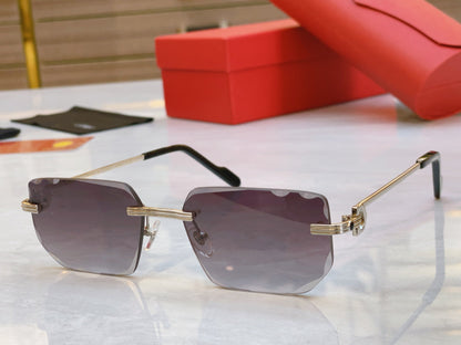 High end creative Precision cutting sunglasses