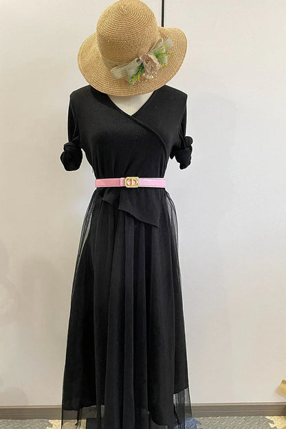 6 Colors rhinestone CD lychee pattern double-sided belt