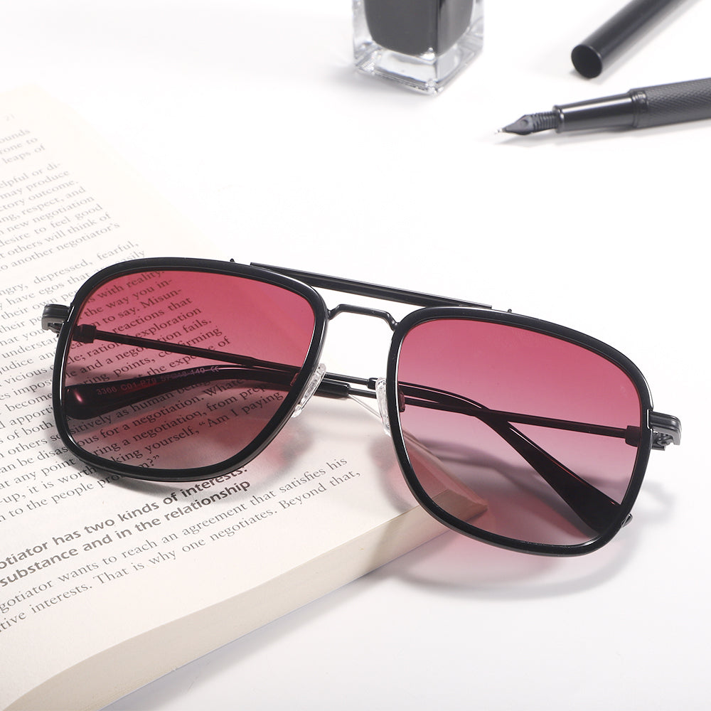 Polygonal Retro Unisex Sunglasses 8251