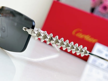 High-end inner electroplated blue film sunglasses