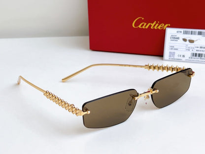 High-end inner electroplated blue film sunglasses