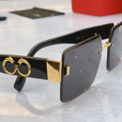 Frameless design precision cutting high-end sunglasses