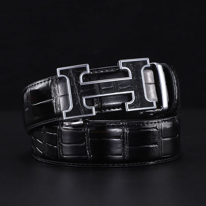 H 3-color fashion belt