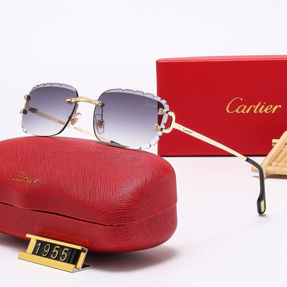 Diamond Cut on 7 Colors Fashion Sunglasses—1955