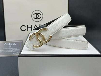 8 Colors double C multi-color lychee leather belt