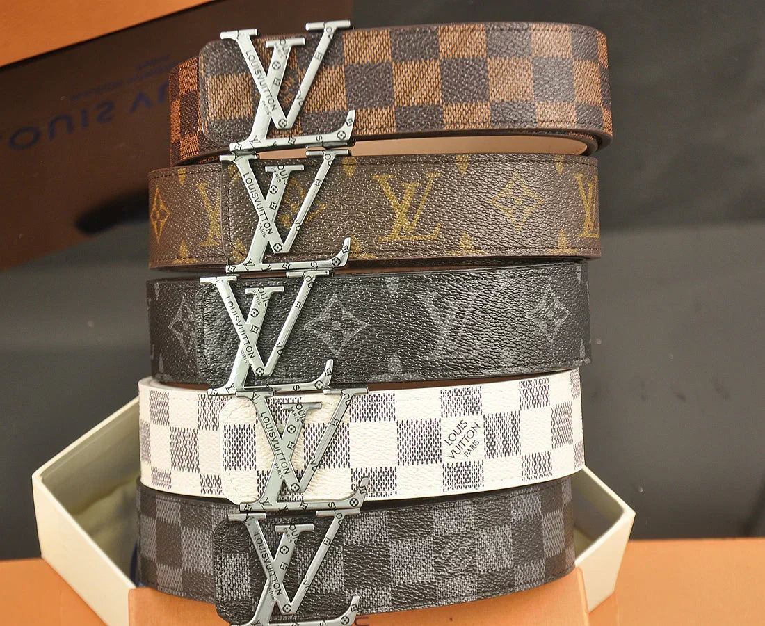 5 Colors four-leaf clover pattern printed belt